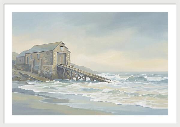 Old Lifeboat Station By The Sea