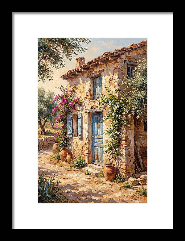 Old Mediterranean Shed Charm