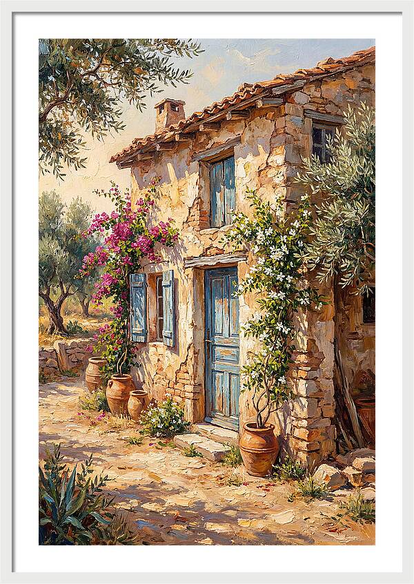 Old Mediterranean Shed Charm