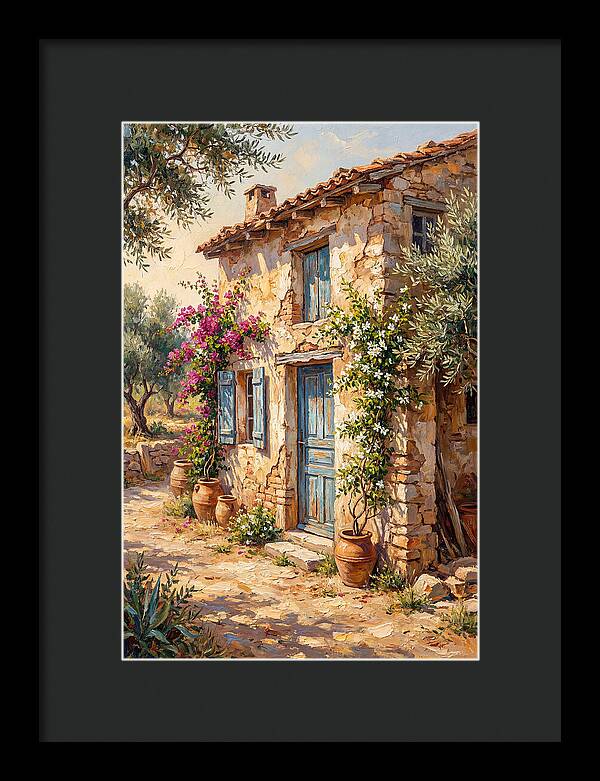 Old Mediterranean Shed Charm