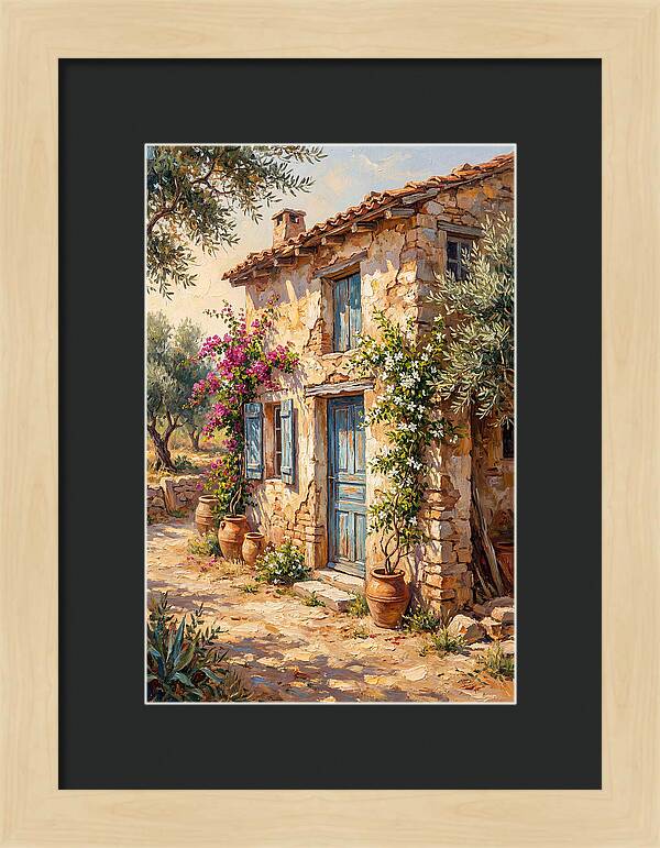 Old Mediterranean Shed Charm