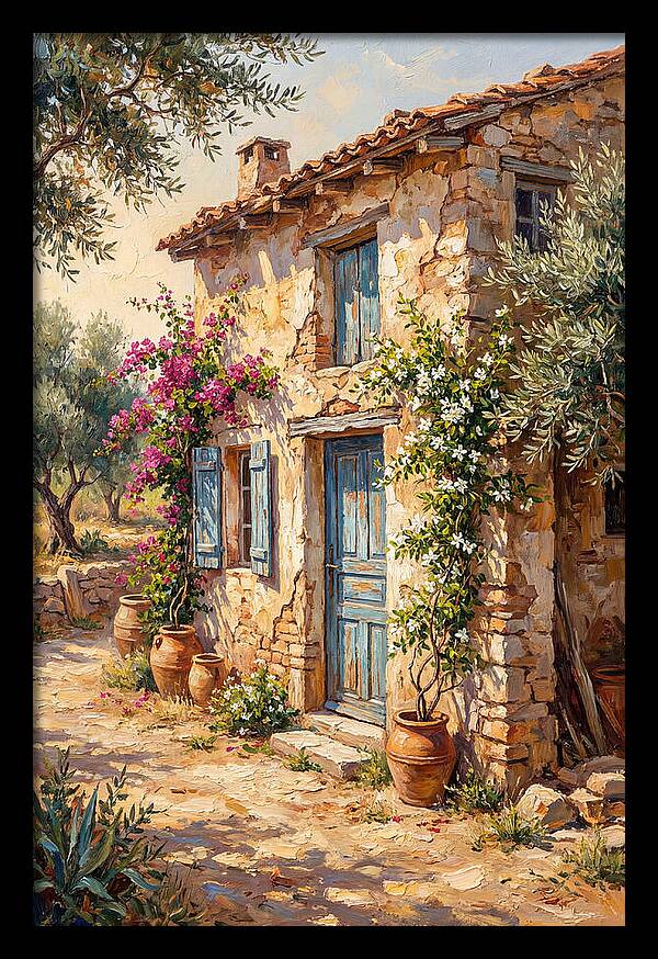 Old Mediterranean Shed Charm