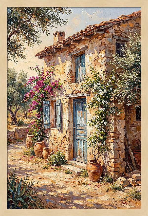 Old Mediterranean Shed Charm