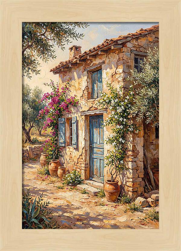 Old Mediterranean Shed Charm