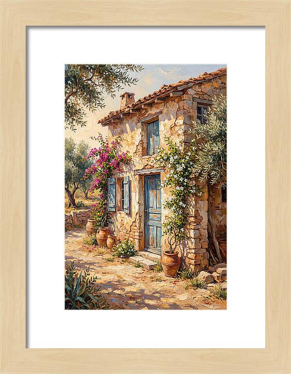 Old Mediterranean Shed Charm