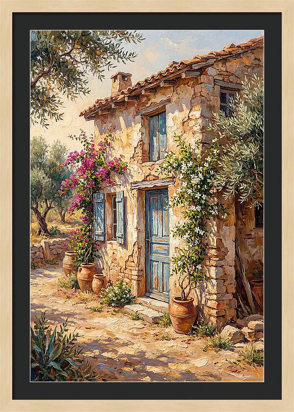 Old Mediterranean Shed Charm