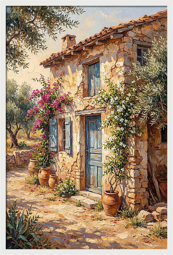 Old Mediterranean Shed Charm