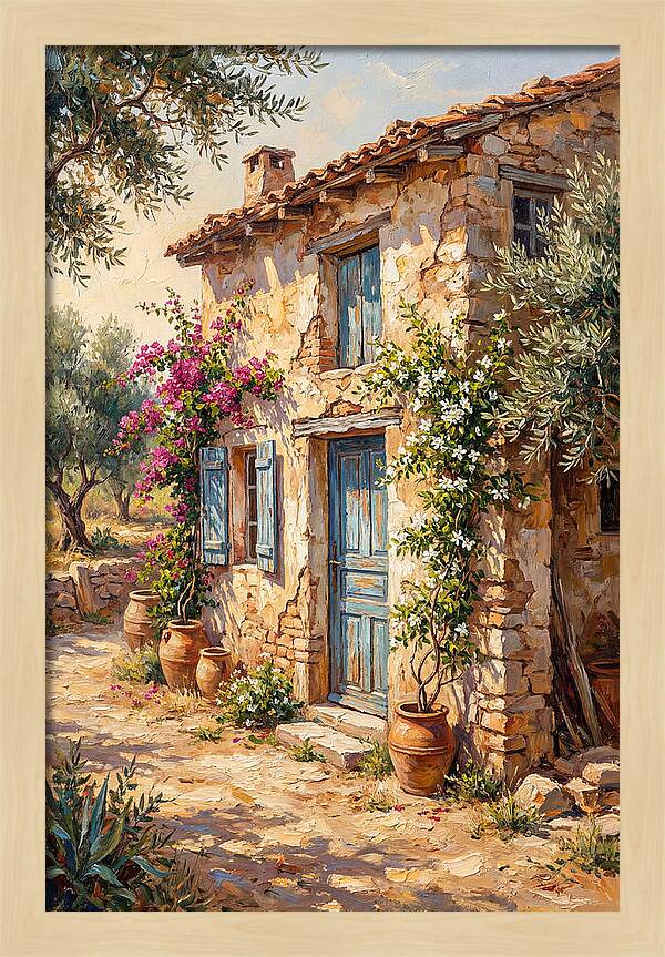 Old Mediterranean Shed Charm