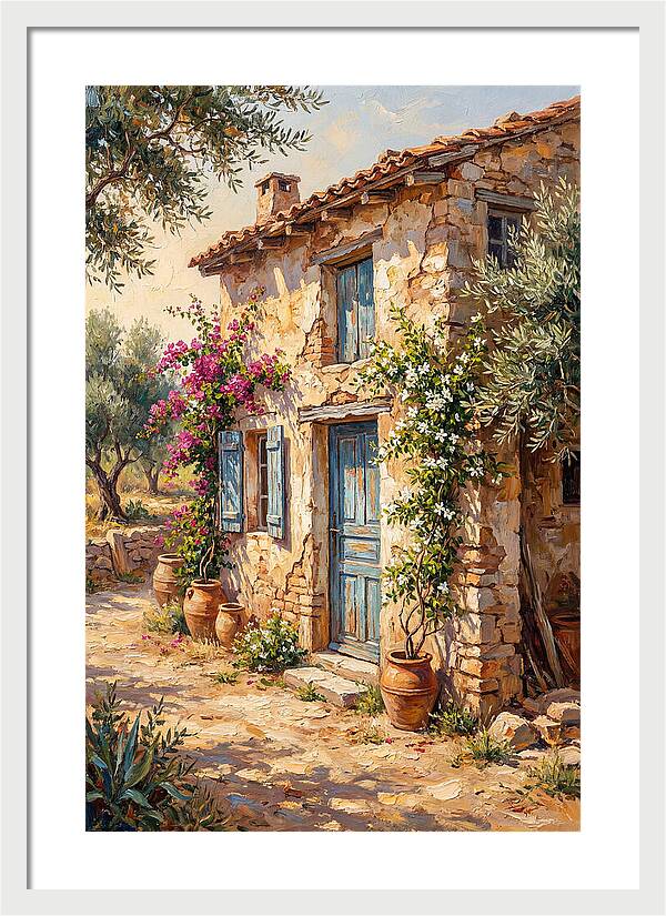 Old Mediterranean Shed Charm
