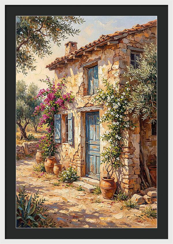 Old Mediterranean Shed Charm