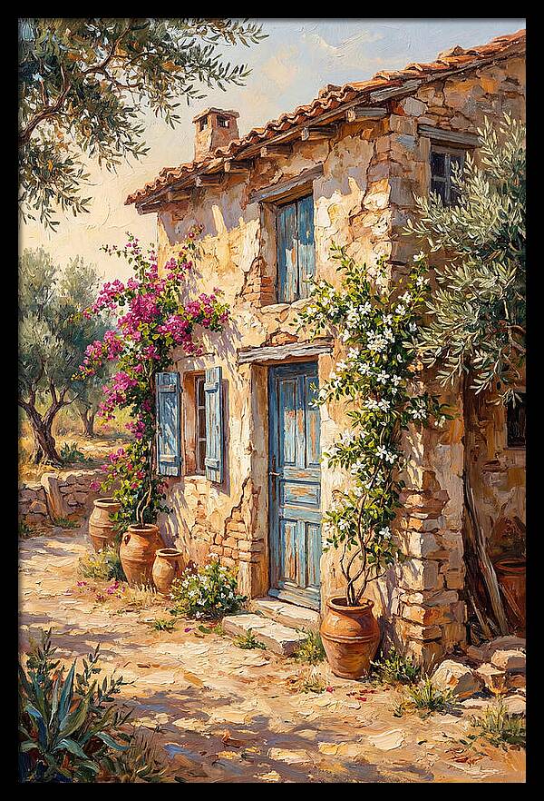 Old Mediterranean Shed Charm