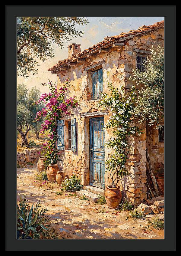 Old Mediterranean Shed Charm
