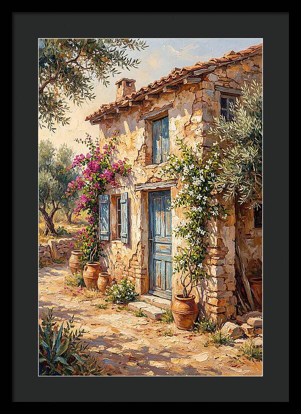 Old Mediterranean Shed Charm