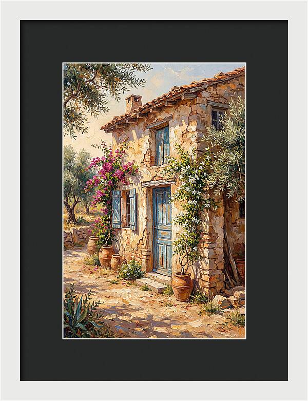 Old Mediterranean Shed Charm