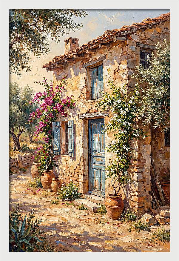 Old Mediterranean Shed Charm
