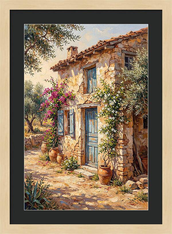 Old Mediterranean Shed Charm