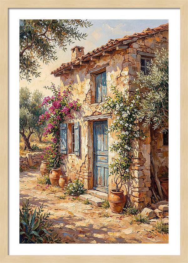 Old Mediterranean Shed Charm