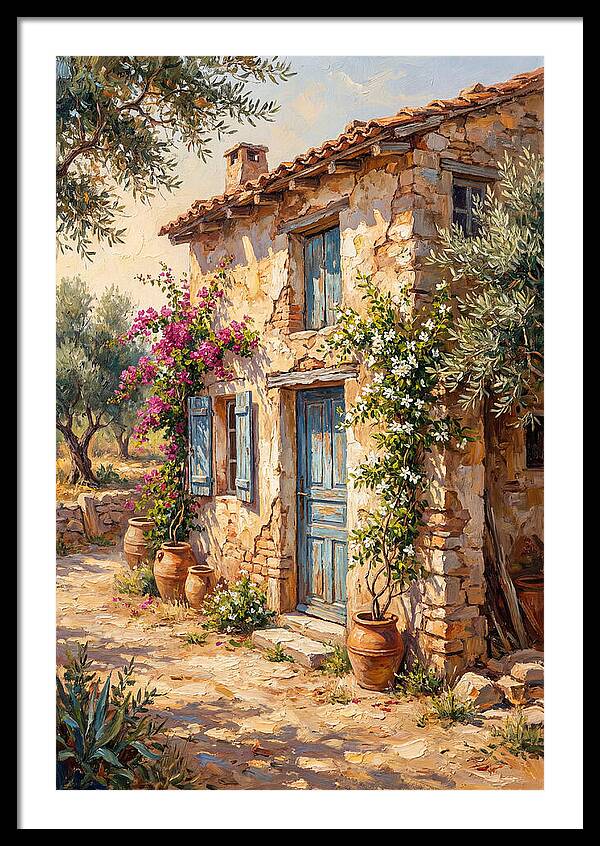 Old Mediterranean Shed Charm