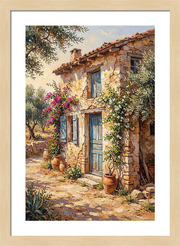 Old Mediterranean Shed Charm