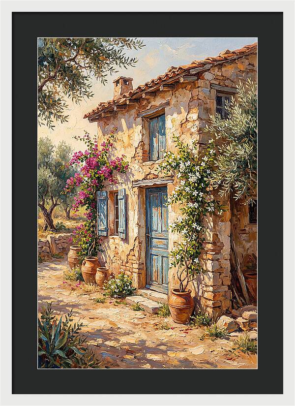 Old Mediterranean Shed Charm