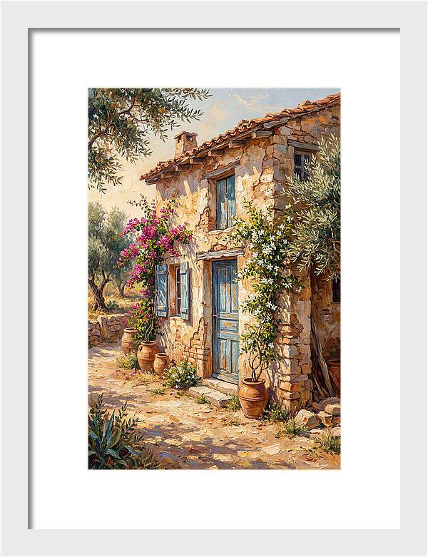Old Mediterranean Shed Charm