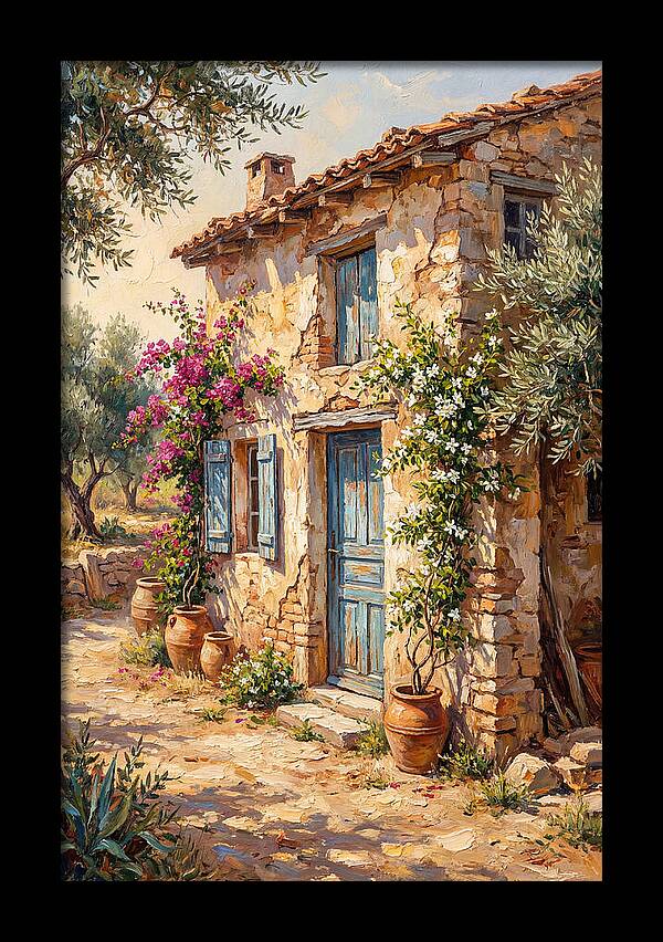Old Mediterranean Shed Charm
