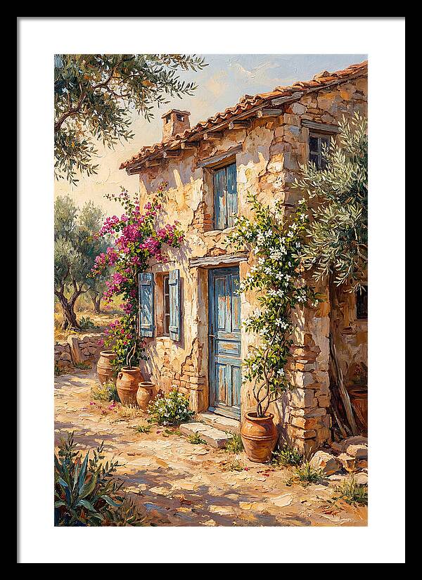 Old Mediterranean Shed Charm