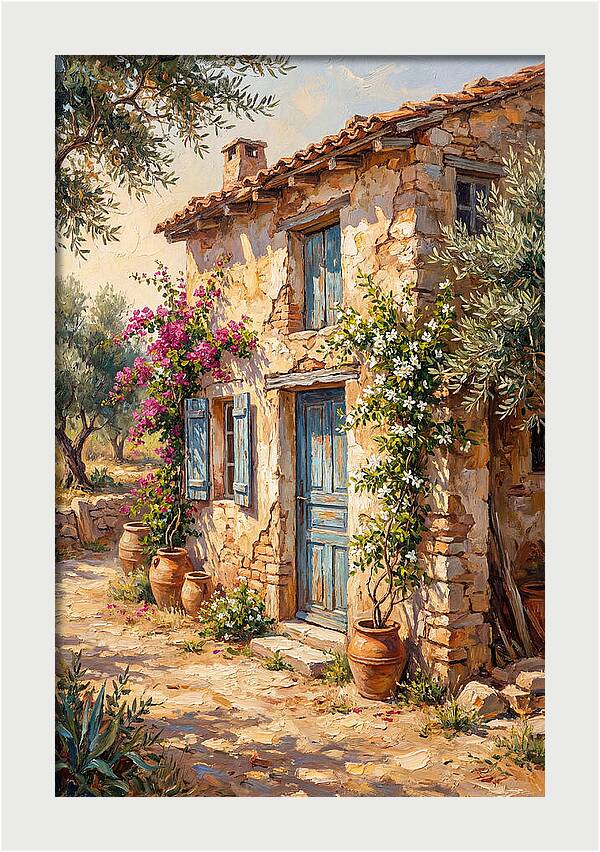 Old Mediterranean Shed Charm
