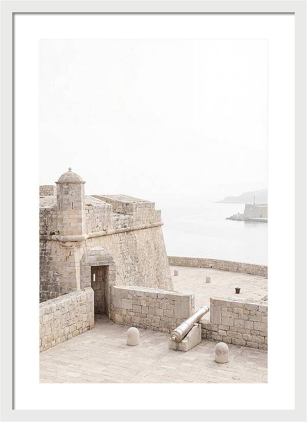 Old Naval Fortification Overlooking Harbor