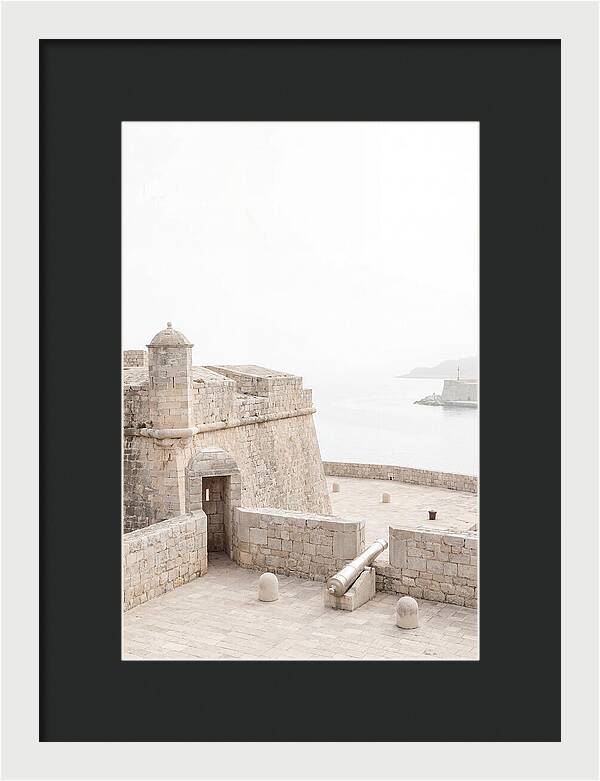 Old Naval Fortification Overlooking Harbor