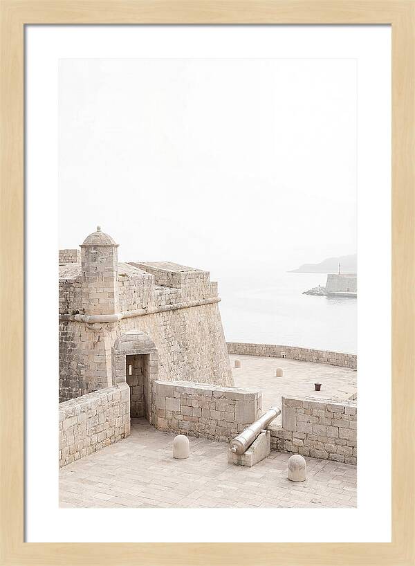 Old Naval Fortification Overlooking Harbor
