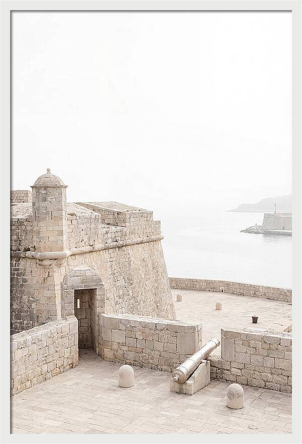 Old Naval Fortification Overlooking Harbor