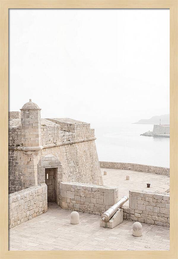 Old Naval Fortification Overlooking Harbor