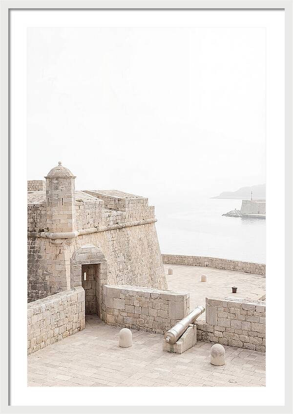 Old Naval Fortification Overlooking Harbor