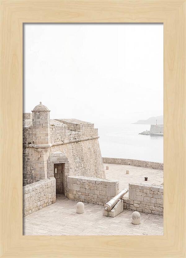 Old Naval Fortification Overlooking Harbor