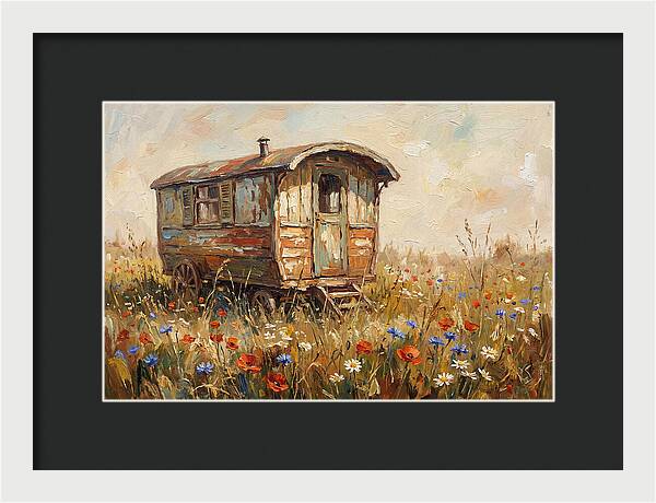 Old Painted Gypsy Caravan