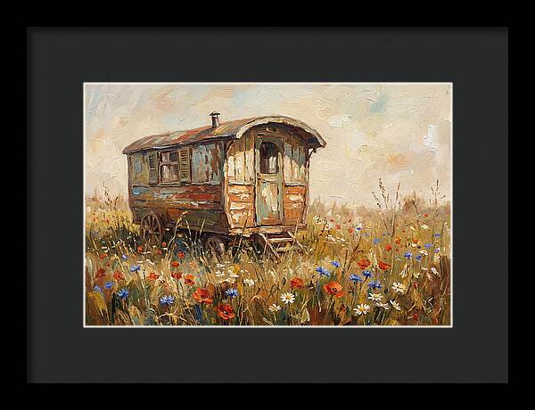 Old Painted Gypsy Caravan