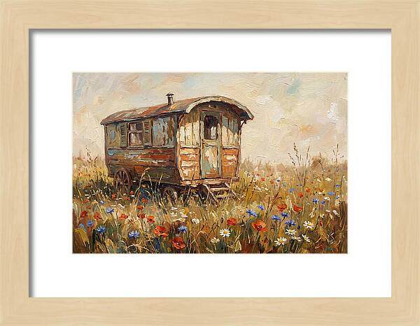 Old Painted Gypsy Caravan
