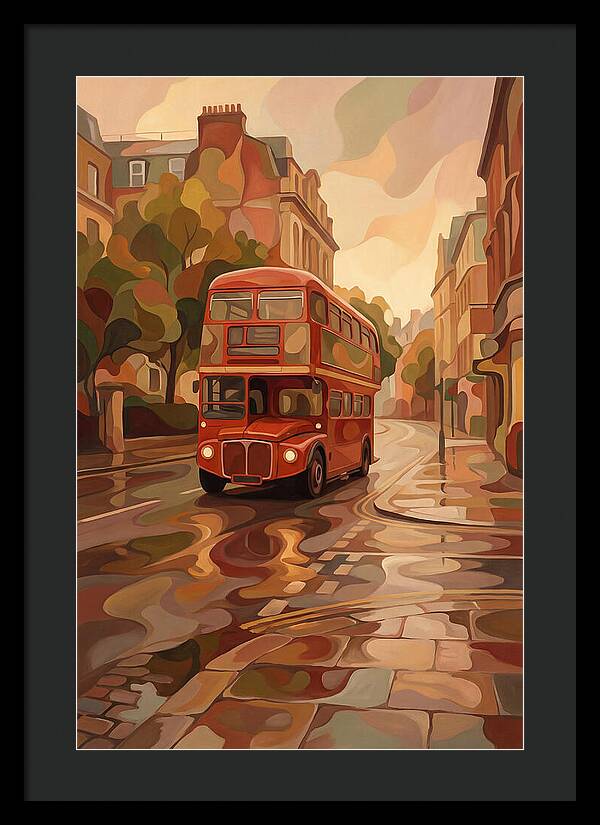 Old Red London Double Decker Bus