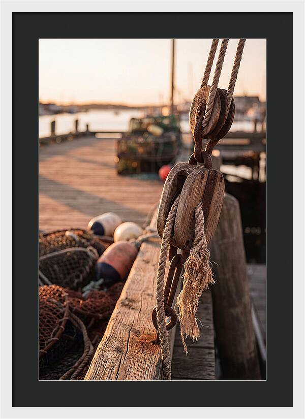 Old Rope And Pulley System