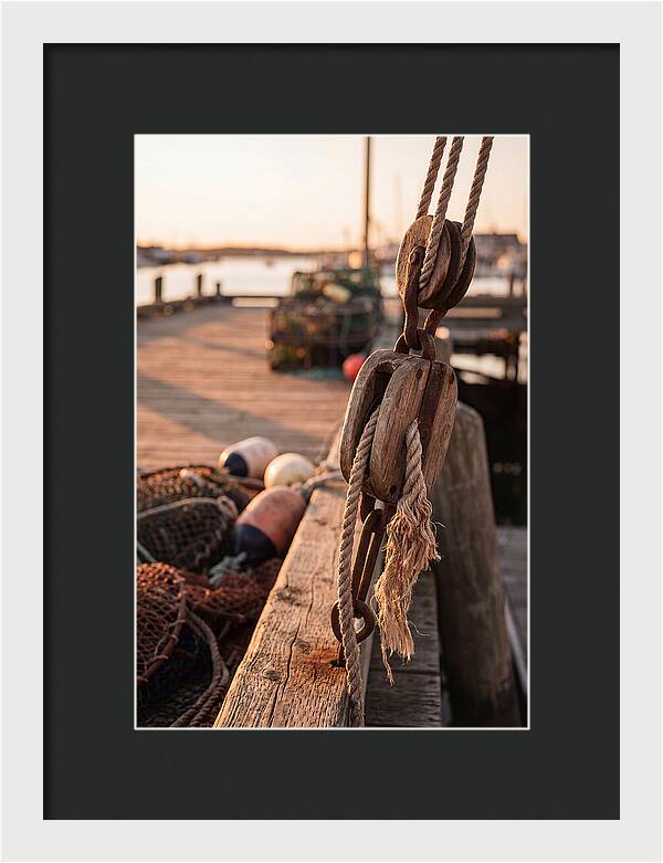 Old Rope And Pulley System