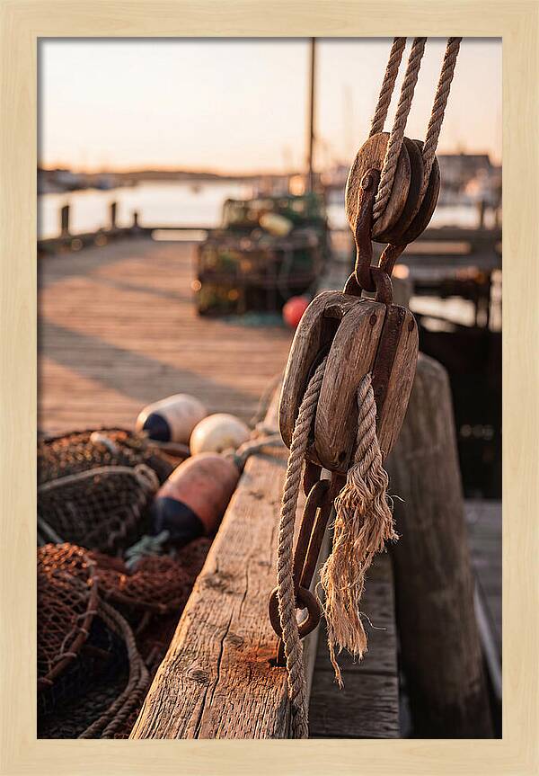 Old Rope And Pulley System