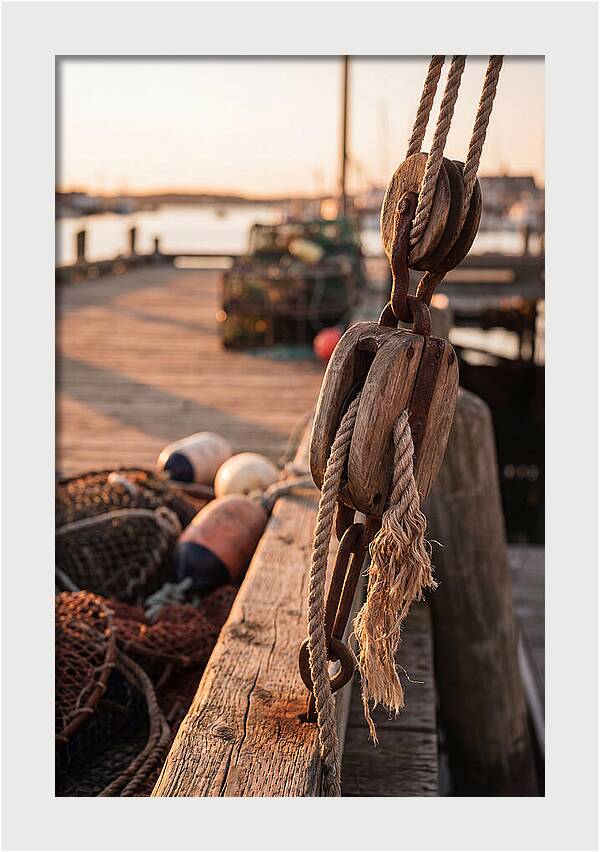 Old Rope And Pulley System
