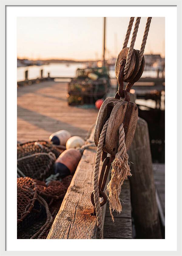 Old Rope And Pulley System