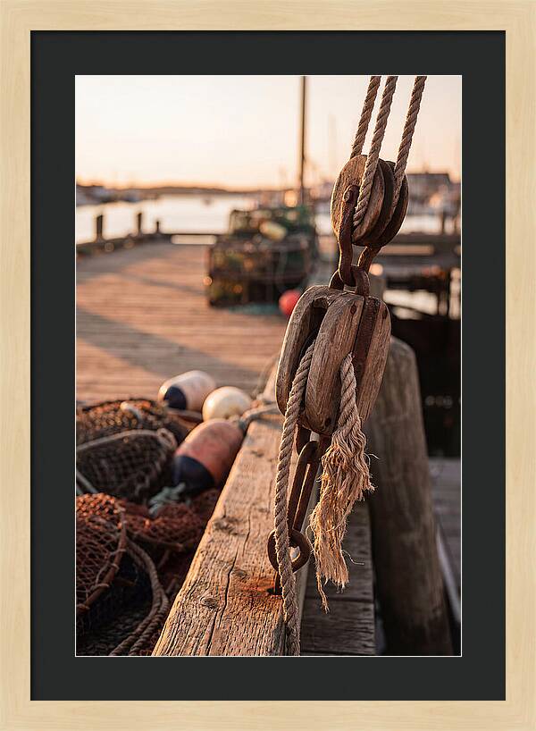 Old Rope And Pulley System