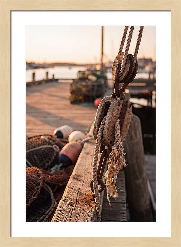 Old Rope And Pulley System