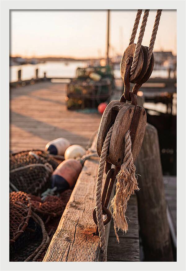 Old Rope And Pulley System