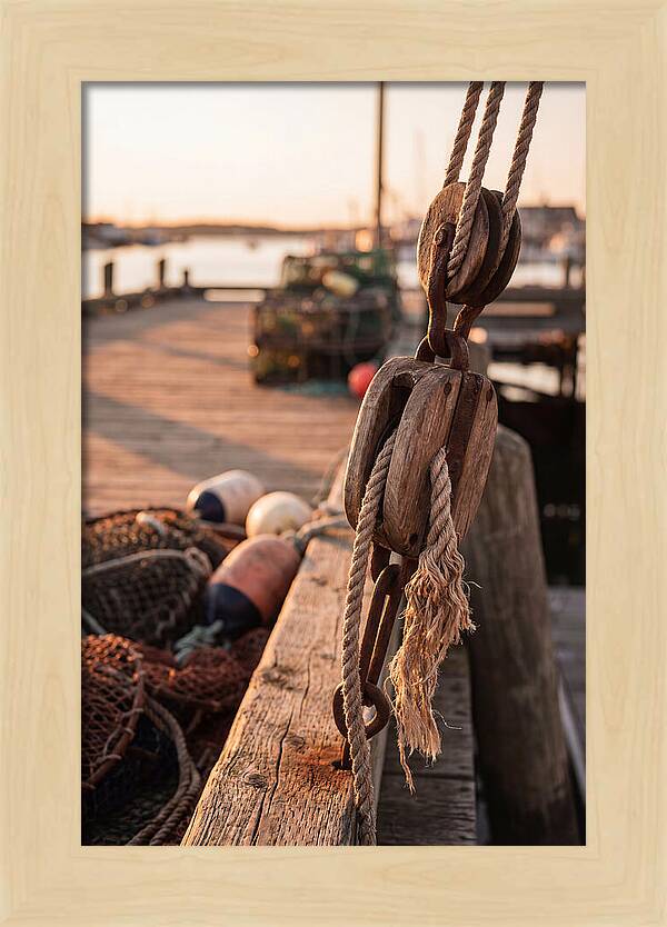 Old Rope And Pulley System