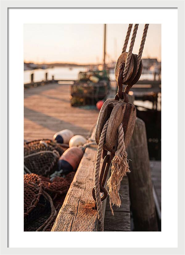 Old Rope And Pulley System