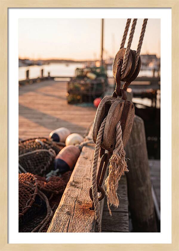 Old Rope And Pulley System